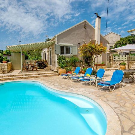 Loggos Seaview Cottage With Private Pool By Konnect Longos  Екстер'єр фото